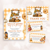 Locally Grown Pumpkin Baby Shower   BS48