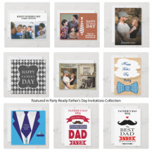 Party Ready Father's Day Invitations