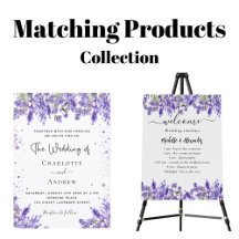 Wedding - Lavender watercolored