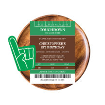 Boys Football Green Sports Birthday