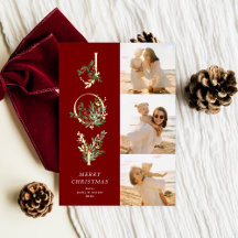 Multi Photo Christmas Holiday Card Collection