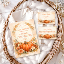 Little Pumpkin Fall Baby Shower