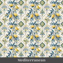 Rustic Mediterranean Lemons Home Decor