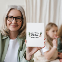 Modern Grandma's Kitchen Is Always Open Best Gift