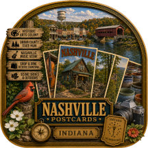 Nashville Indiana Postcards/Gifts