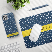 Navy Dalmatian Dots - Home Decor Collection