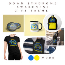 Down Right Perfect Down Syndrome Awareness Rainbow