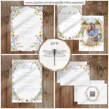 Romantic Spring Wildflower Garden Wedding