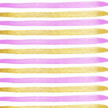 Pink Gold Stripes Stationery