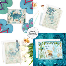 Beachy Postcards -MPS