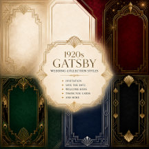 1920s Gatsby Wedding Collection