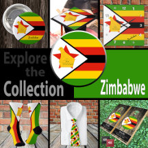 Zimbabwe & Zimbabwe Flag / Harare