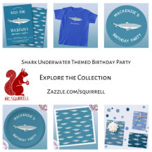 Fun Shark Underwater Kids Birthday Party Supplies