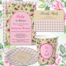 Floral | Vibrant Spring Floral Baby Shower 