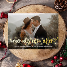 Newlywed Holiday Cards