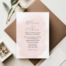 Peach Watercolor Stylish Modern Collection 