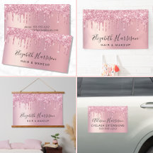 Pink Glitter Beauty Salon Promotional Supplies