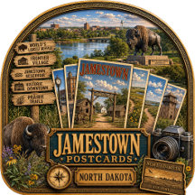 Jamestown North Dakota Postcards/Gifts
