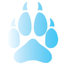 Blue Wolf Paws