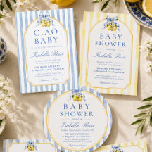 Amalfi Coast Lemon Baby Shower