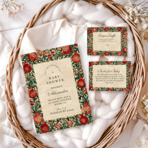 Pomegranate Garden Botanical Baby Shower