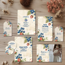 Boho Strawberry Berry Sweet Baby Shower