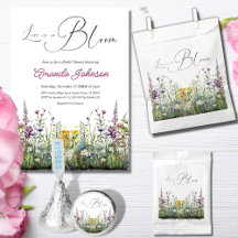 Love is in Bloom Wildflower Floral Bridal Shower