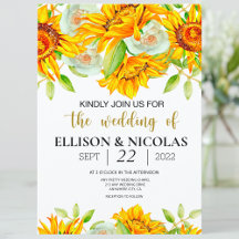 SUNFLOWER WEDDING COLLECTION 