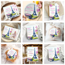 Eiffel Tower Birthday Party 4