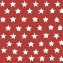Red and White Stars Pattern 