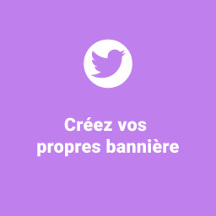 Créez vos propres bannières pour Twitter