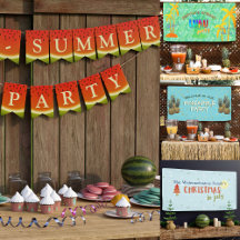 Summer Party Banners