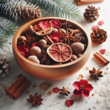 Natural Elements Pine Potpourri Holiday Tags 