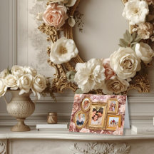 Soft Gold Baroque Floral Reverie Collection