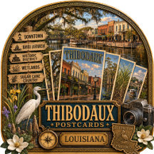 Thibodaux Louisiana Postcards/Gifts