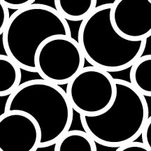 Black and White Circle Pattern