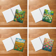 Floral Notebooks