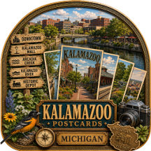 Kalamazoo Michigan Postcards/Gifts