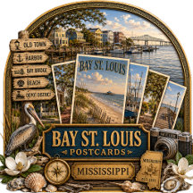 Bay St. Louis Mississippi Postcards/Gifts