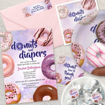 Donuts and Diapers Baby Shower