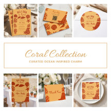 All I Sea Is Love Coastal Boho Coral Art Classic
