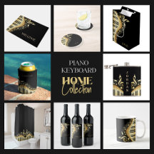 Gold And Black Keyboard- Kitchen Products 