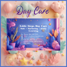 Little Steps Day Care Small Business Personalized