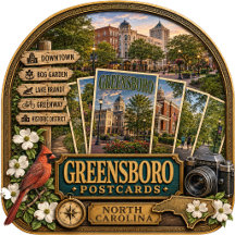 Greensboro North Carolina Postcards/Gifts