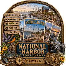 National Harbor Maryland Postcards/Gifts