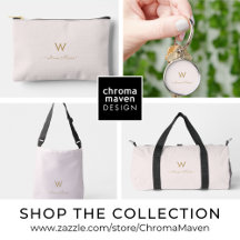 Modern Pastel Minimalist Monogram