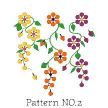 Pattern NO.2: Hanging Flowers