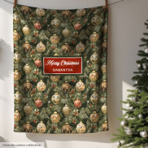 Rustic Cottagecore Farmhouse Christmas Blankets
