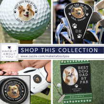 Best Dog Dad Golf Lover Photo Gifts