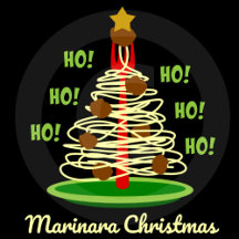 Marinara Christmas Spaghetti and Meatballs